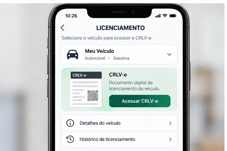 CRLV Digital não aparece no aplicativo: o que verificar e como resolver