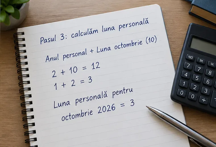 Cum calculezi numărul lunii personale pentru octombrie 2026: semnificația numerelor de la 1 la 9