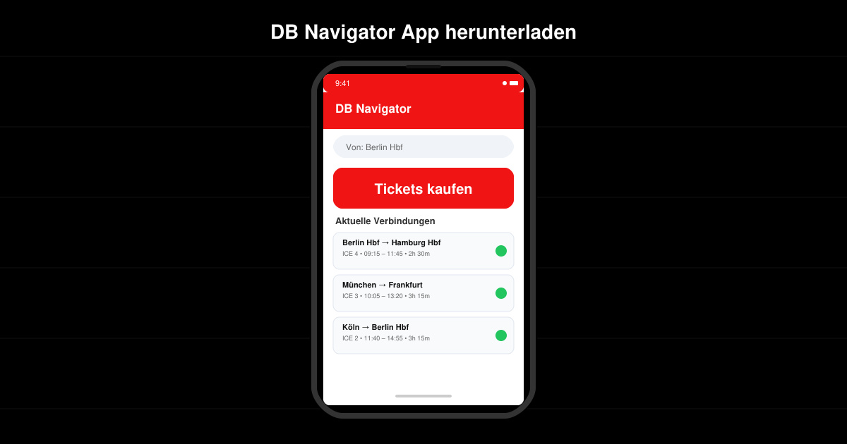 Db navigator app herunterladen