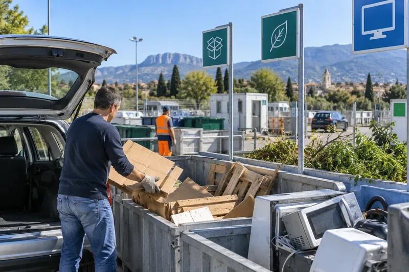Déchèterie à Aix-en-Provence : horaires 2026, accès et déchets acceptés à Aix La Parade