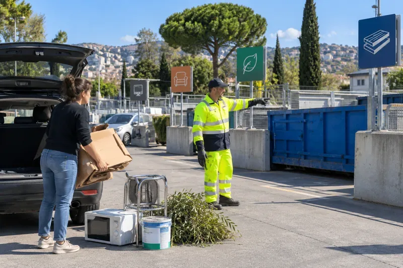 Déchèterie à Nice : horaires, accès, badge et déchets acceptés