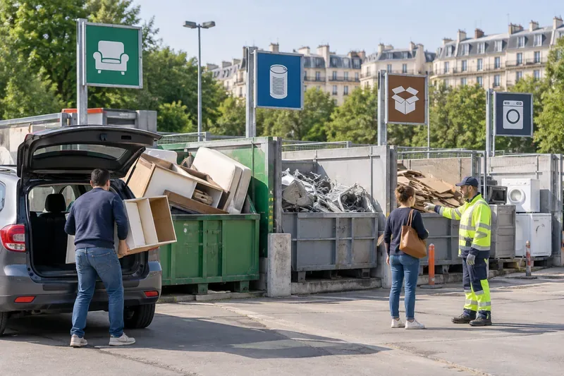 Déchèterie à Paris : horaires, accès et déchets acceptés en 2026
