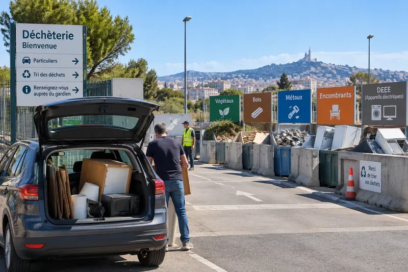 Déchèteries à Marseille : horaires, accès et déchets acceptés en 2026