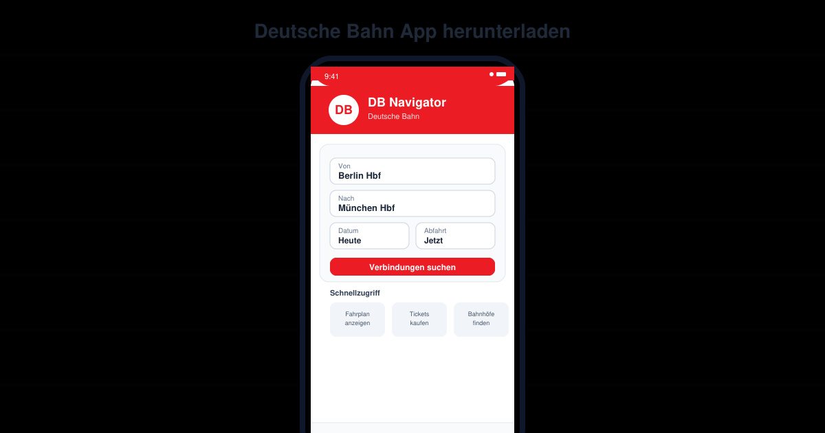 Deutsche bahn app herunterladen
