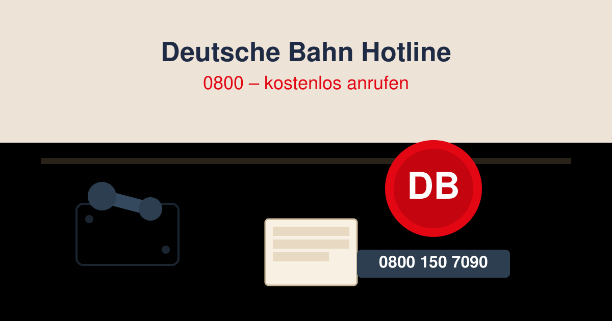 Deutsche bahn hotline 0800