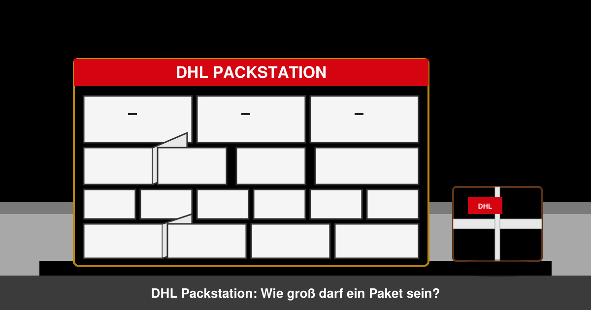 DHL Packstation wie groß darf ein paket sein