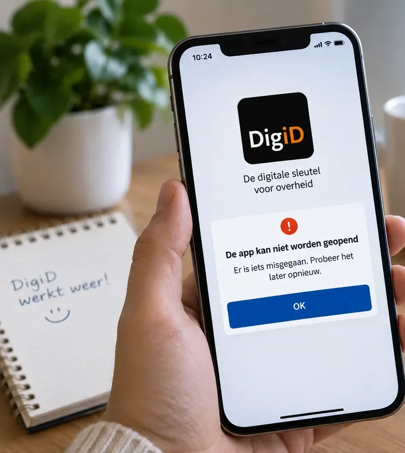 DigiD app opent niet: praktische oplossingen voor Android, iPhone en inloggen