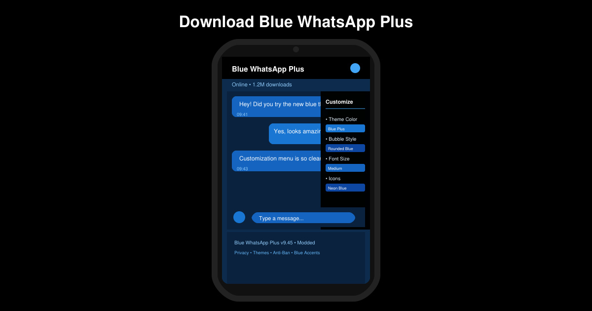 Download Blue WhatsApp Plus
