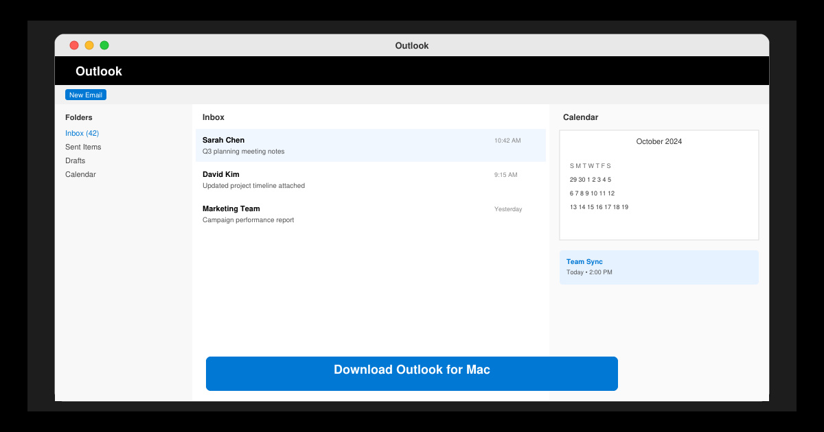 Download Outlook for Mac
