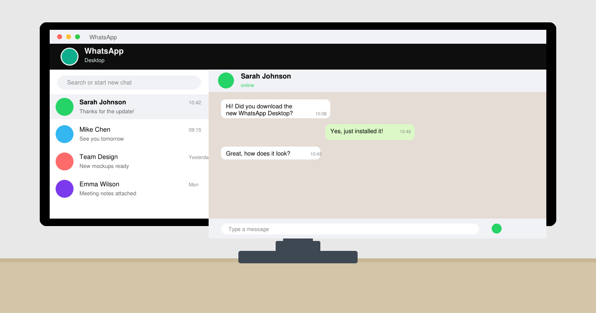 Download WhatsApp Software for PC