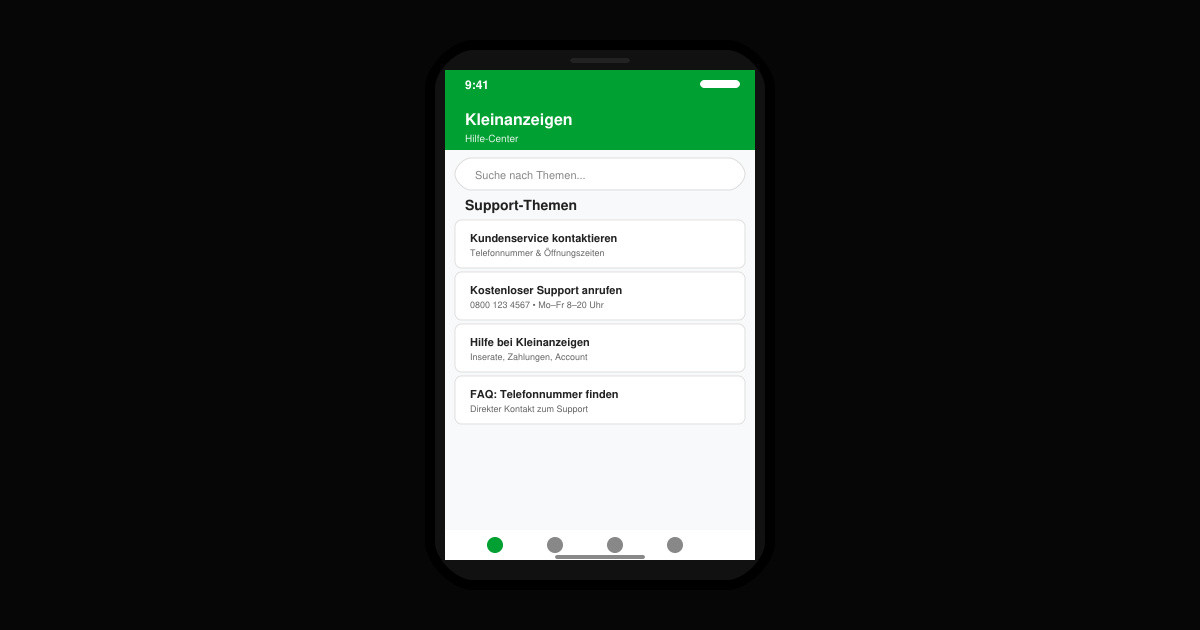Ebay kleinanzeigen kundenservice telefonnummer kostenlos