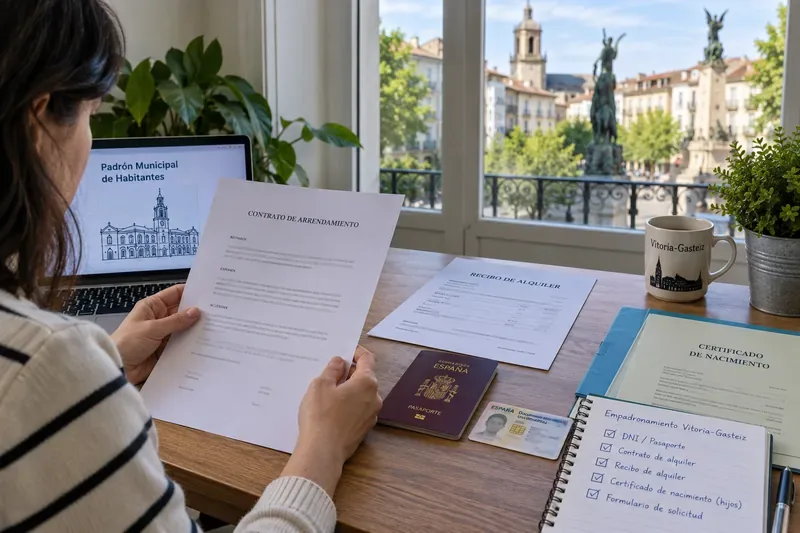 Empadronamiento en Vitoria-Gasteiz: requisitos y documentos según tu vivienda