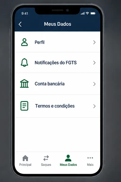 FGTS: como cadastrar uma conta bancária para receber o saque