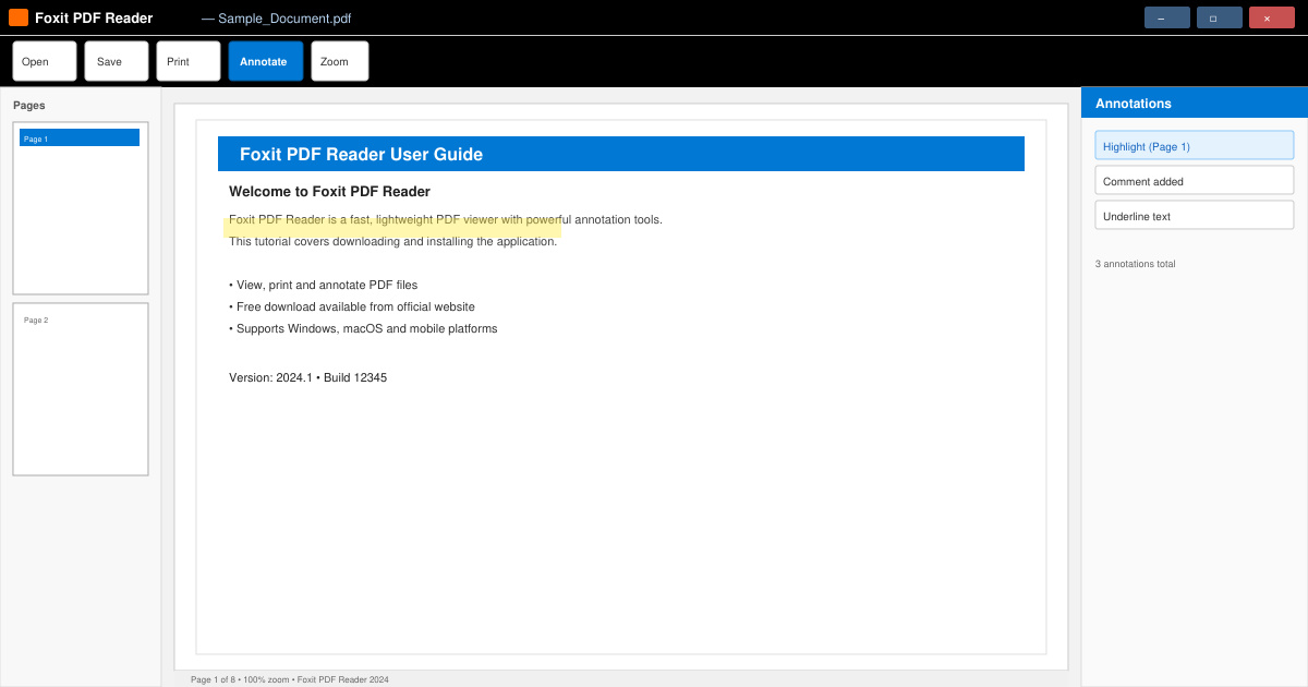 Fox it PDF Reader Download