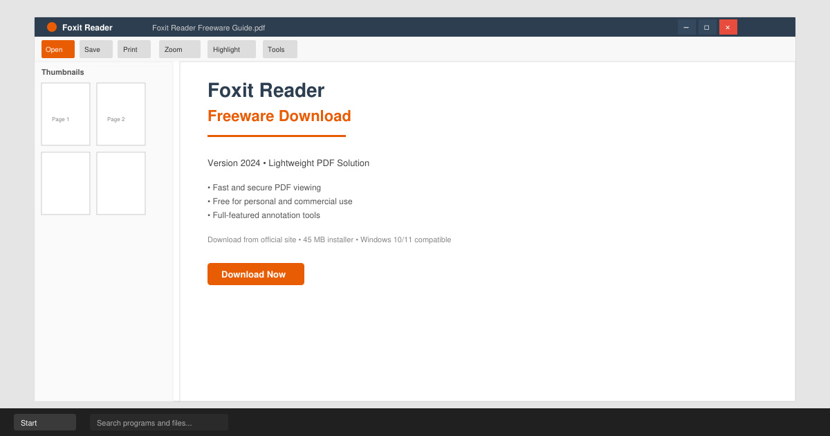 Foxit Reader Freeware Download