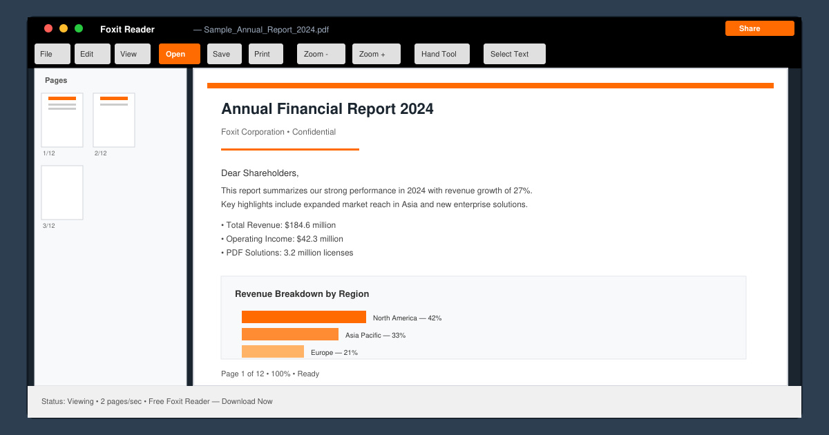 Free Foxit Reader Free Download