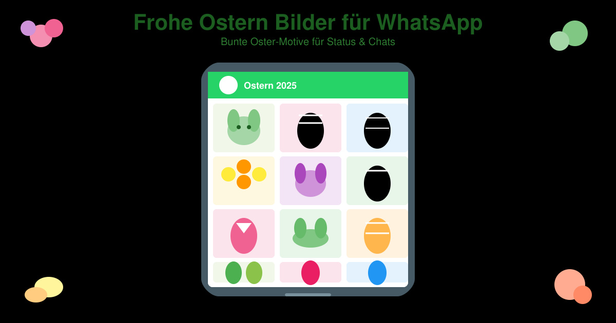 Frohe ostern bilder für WhatsApp