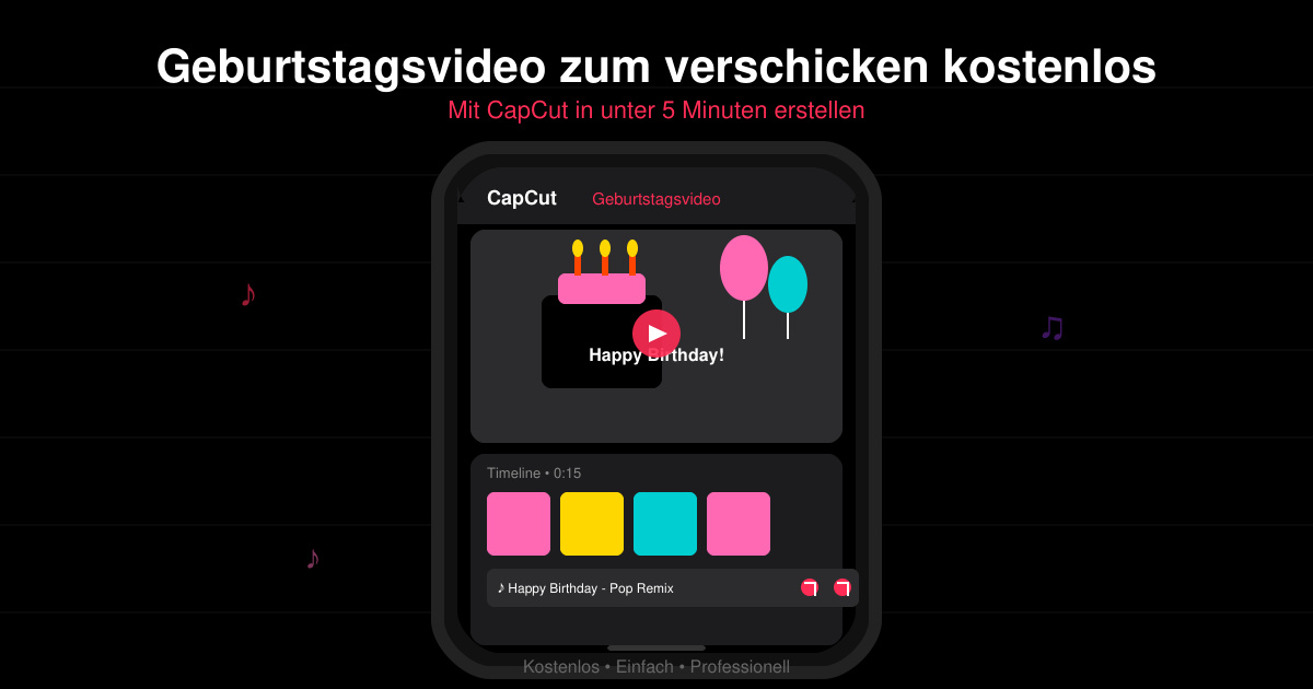 Geburtstagsvideo zum verschicken kostenlos