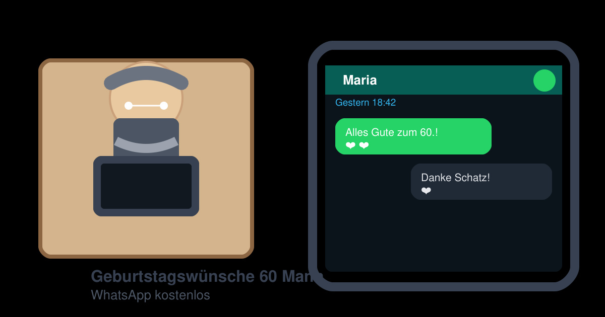 Geburtstagswünsche 60 mann WhatsApp kostenlos