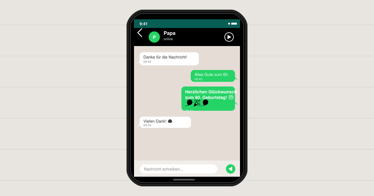 Geburtstagswünsche zum 60 WhatsApp kostenlos