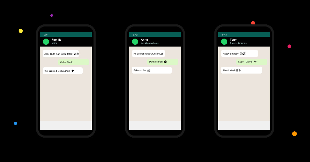 Glückwünsche zum geburtstag kostenlos für WhatsApp