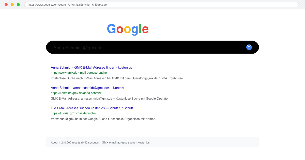 GMX e mail adresse suchen kostenlos