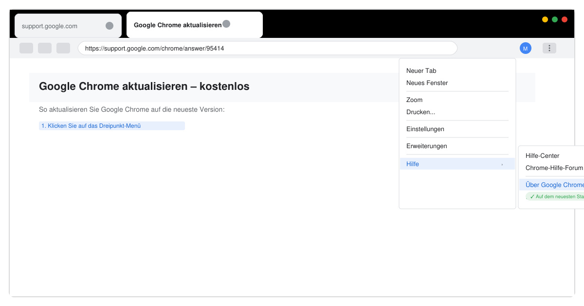 Google Chrome aktualisieren kostenlos