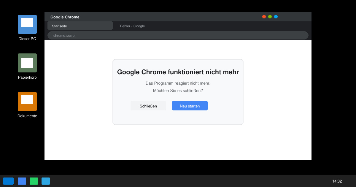 Google Chrome funktioniert nicht mehr