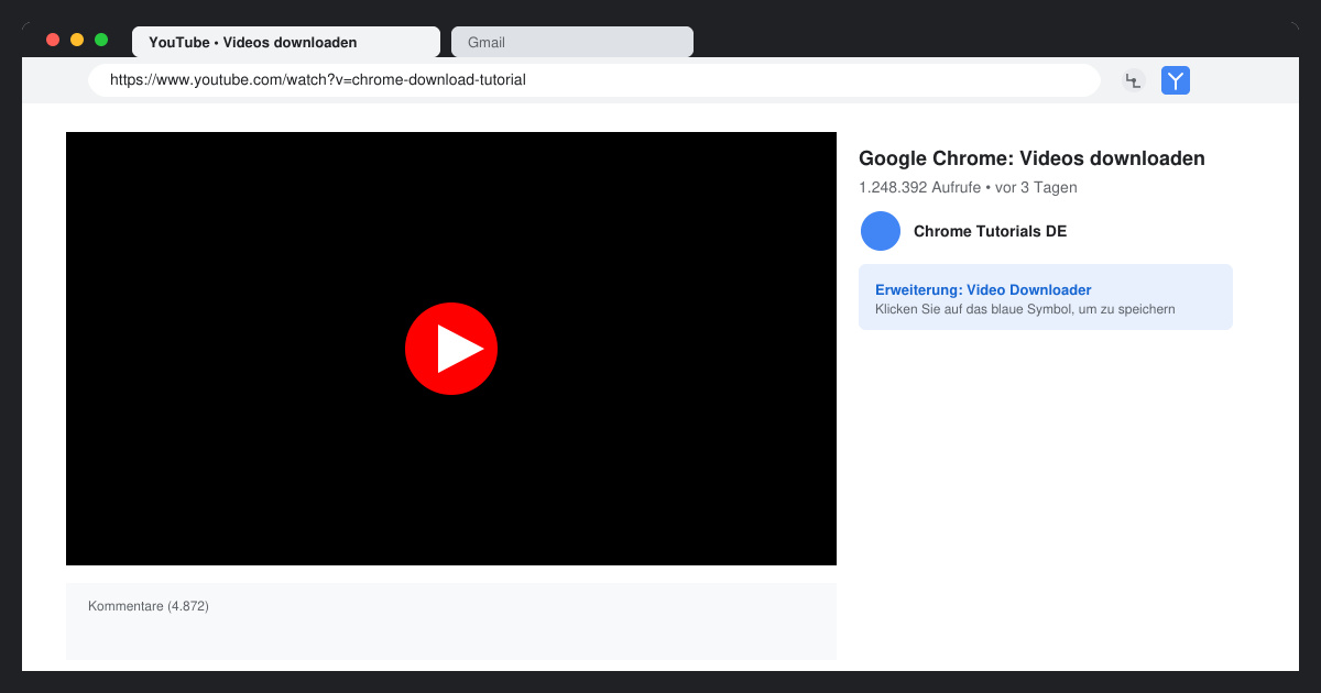 Google Chrome videos downloaden
