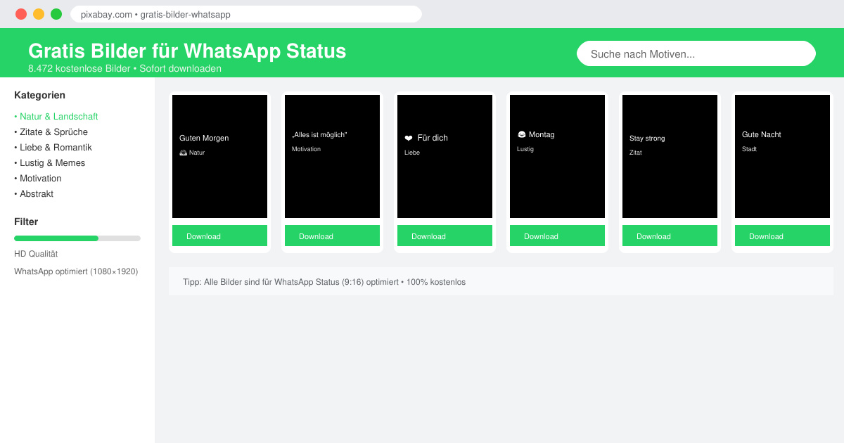 Gratis bilder für WhatsApp