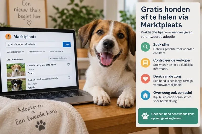 Gratis honden af te halen op Marktplaats: praktische checklist voor veilig adopteren