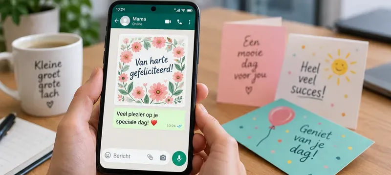 Gratis kaart versturen via WhatsApp: foto, PDF, link of eigen ontwerp?