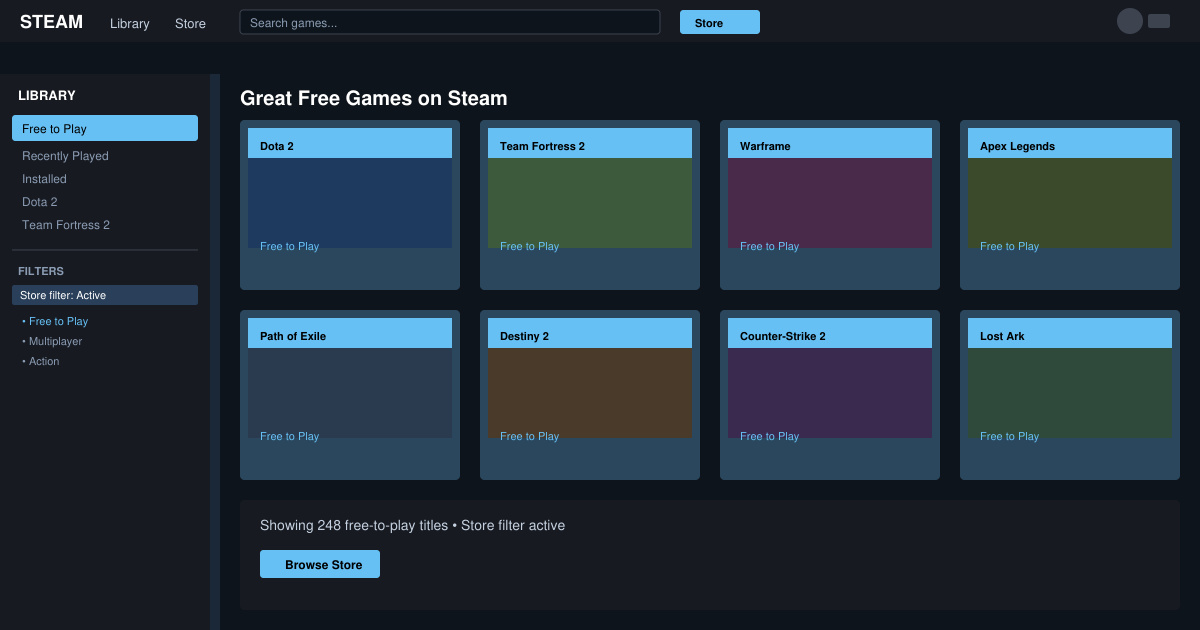 Great Free Games on Steam