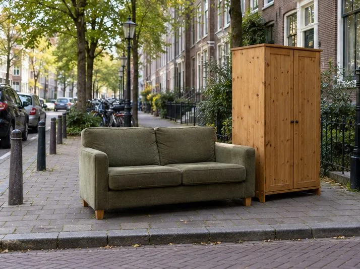 Grofvuil ophalen in Amsterdam: zo controleert u of u een afspraak nodig hebt