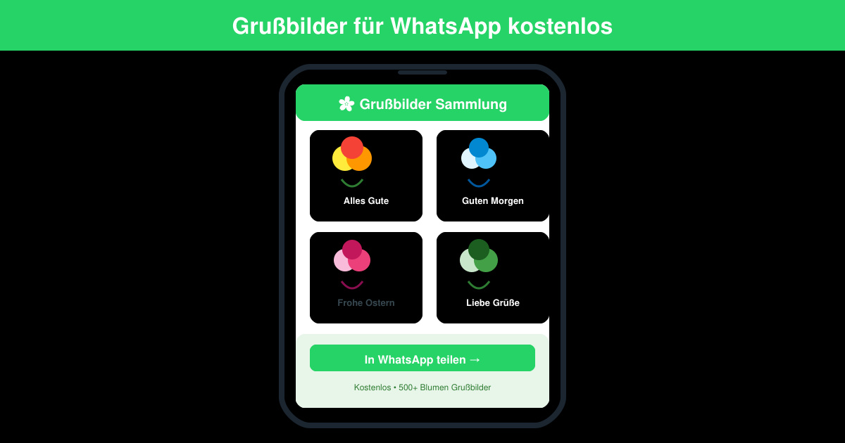Gruß bilder für WhatsApp kostenlos