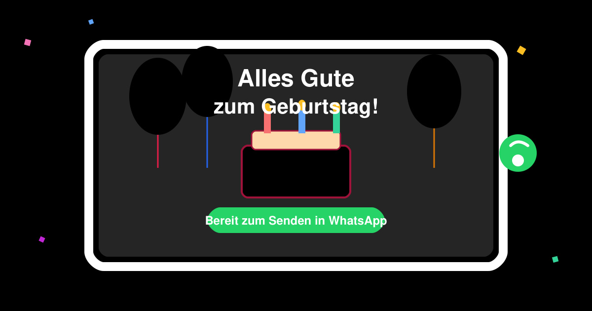 Grußkarten geburtstag WhatsApp kostenlos