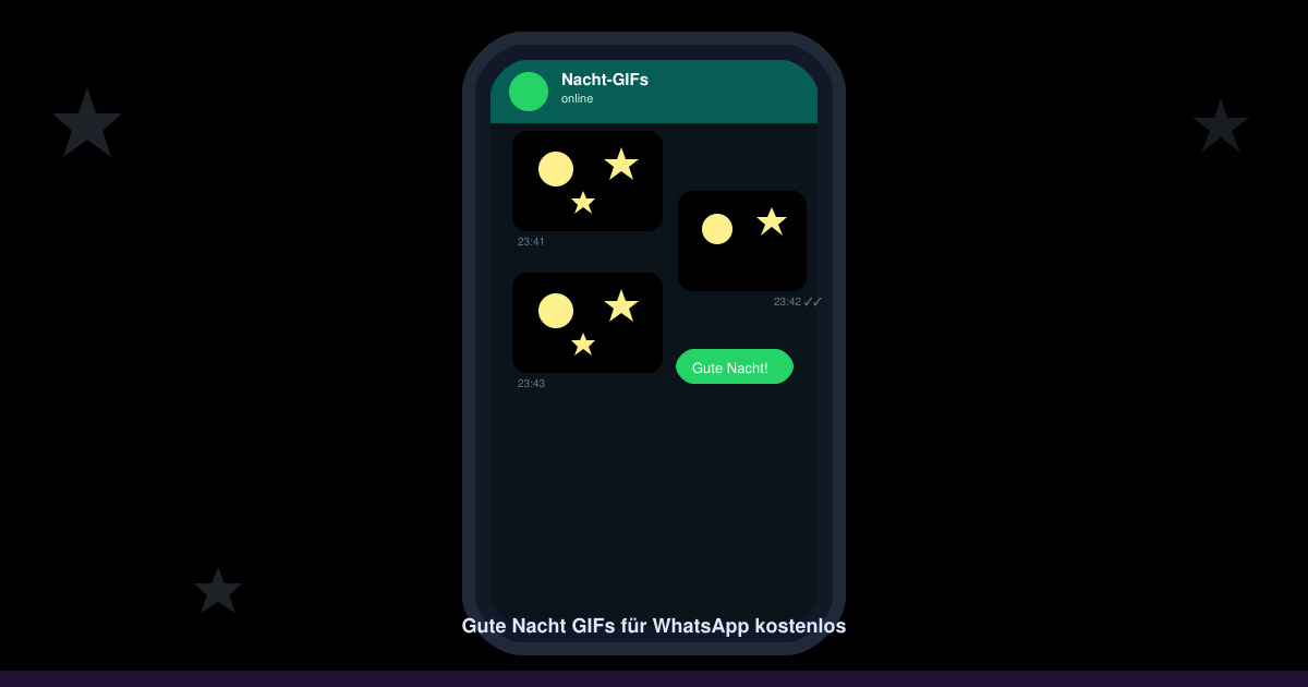 Gute nacht gifs für WhatsApp kostenlos
