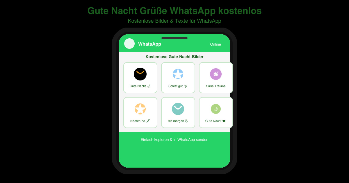 Gute nacht grüße WhatsApp kostenlos