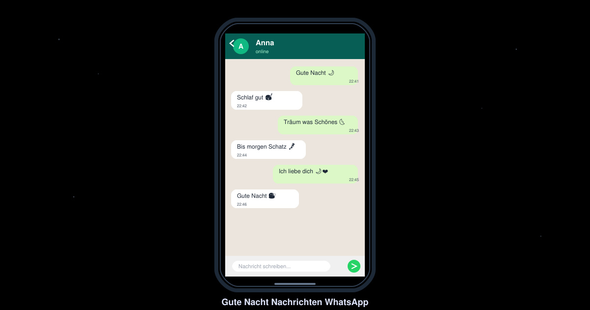 Gute nacht nachrichten WhatsApp
