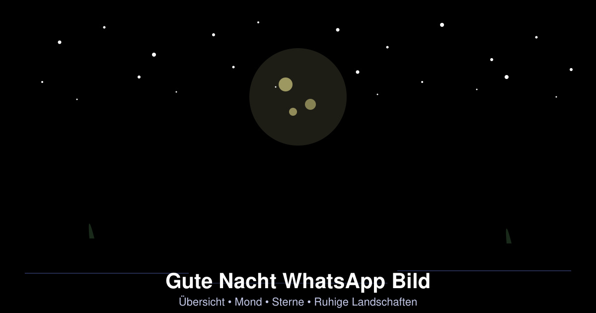 Gute nacht WhatsApp bild