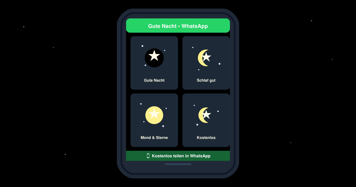 Gute nacht WhatsApp kostenlos