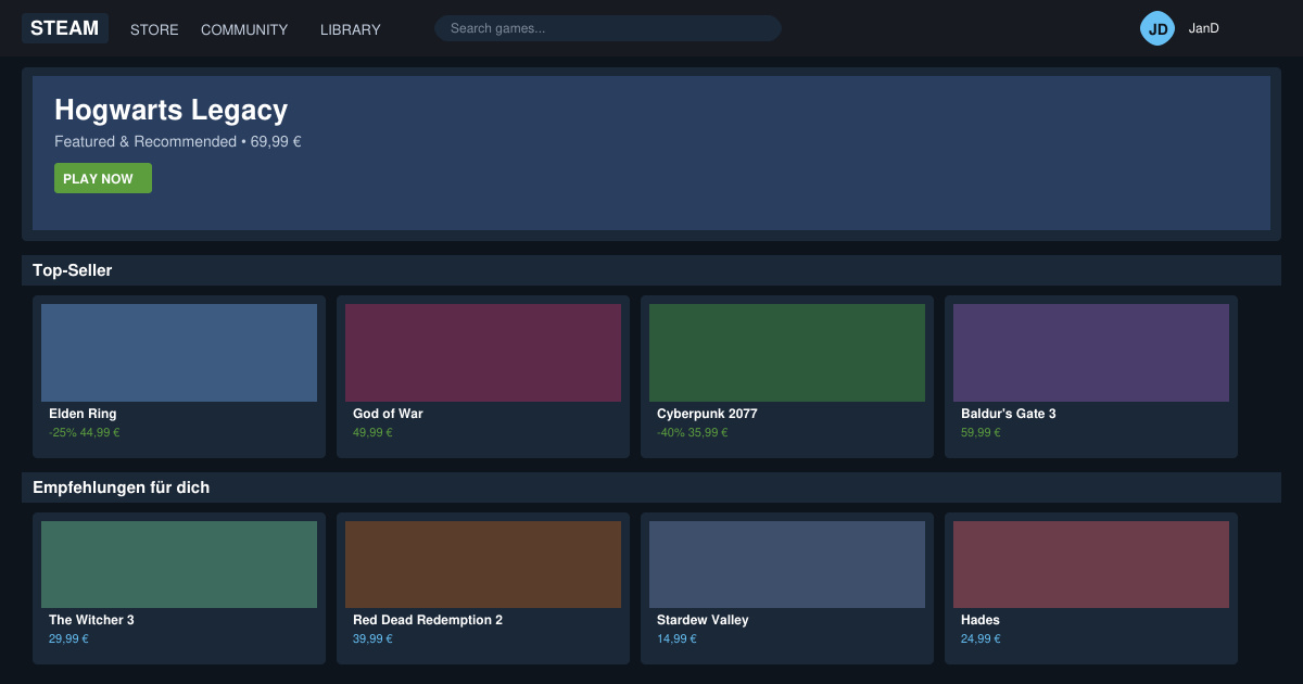 Gute spiele bei Steam