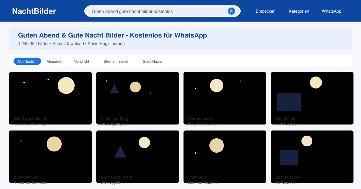 Guten abend gute nacht bilder kostenlos downloaden WhatsApp