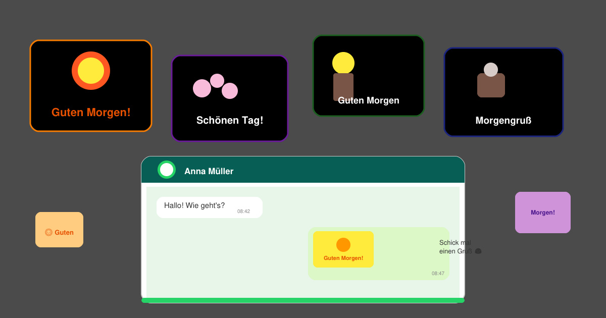 Guten morgen grüße kostenlos WhatsApp