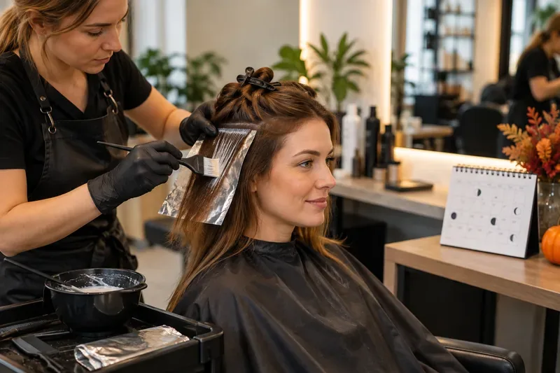Haare färben im Oktober 2026: Gute Tage im Mondkalender und ungünstige Termine