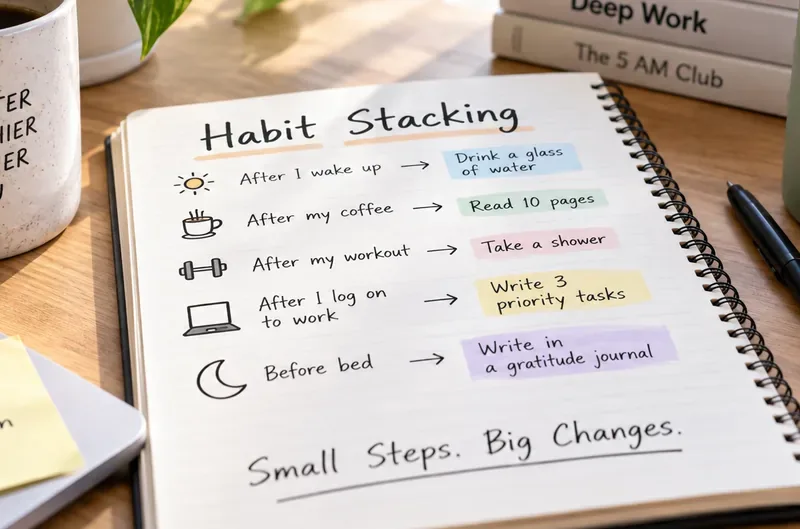 Habit Stacking: A Practical System for Making Routines Stick