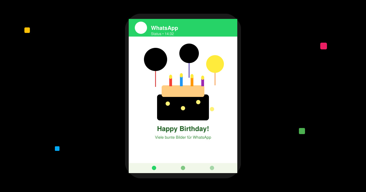 Happy birthday bilder WhatsApp
