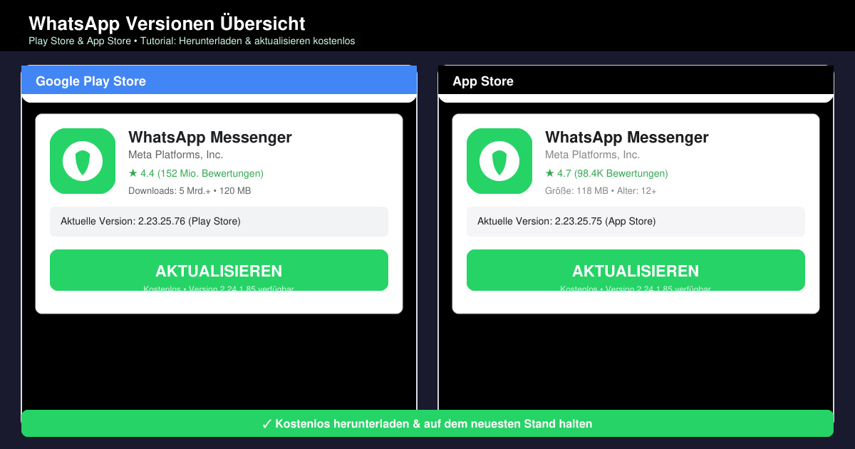 Herunterladen WhatsApp aktualisieren kostenlos