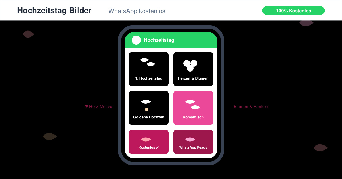 Hochzeitstag bilder WhatsApp kostenlos