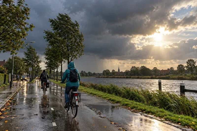 Hoe is het weer vandaag? Praktische keuzes bij regen, wind en zon